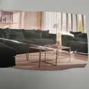 UNBBRRL 7 Pieces Couch Covers for Sofa, Replacement Ektorp Sofa Cover 3 Seat with 1 Main Cover/3 Seat Cushion Covers/3 Backrest Covers, Stretch Velvet Settee Cover 3 Seater (Dark Green,3 Seater)