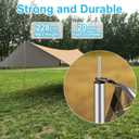 Hammock Rain Fly, 12x10FT Camping Tarp with Poles, Waterproof and Ultralight Survival Tent Tarp for Outdoors, Camping, Hiking, Picnic, Backpacking