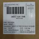 MCS Canvas Float Frames 12x16 Frame, Walnut Woodgrain for Finished Canvases, Vertical & Horizontal Wall Hanging with Adhesive for Canvas Paintings (1-Pack)