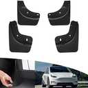 Mud Flaps for Tesla Model Y Accessories 2024 OEM Version Tire Splash Guards for Model Y 2020-2024 No Drilling Splash Guard 4Pcs