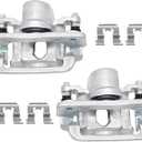 2 Pcs Rear Left & Right Brake Calipers Fit for 2010-2012 Hyundai Santa Fe, 2011-2013 Kia Sorento, Driver and Passenger Side Rear Brake Caliper with Bracket Replace for 19B6270 19B6271
