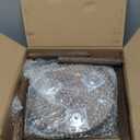 3-Pack Wood Plant Stands Indoor, Single Plant Stand for 6-12 Inch Pots, Mid-Century Modern Plant Stool, Tall Plant Stand for Large Plants for Living Room, Balcony, Office (Dark Gray)