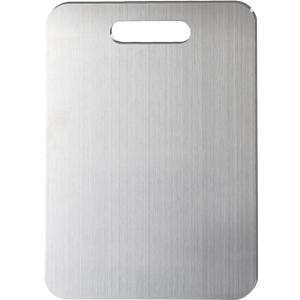 Titanium Cutting Board 2026 New Upgrade 100% Pure Titanium Cutting Boards for Kitchen Double Sided Non Toxic Titanware Cutting Board, Hygiene Durable Dishwasher Safe Chopping Board (14"L x 10"W)