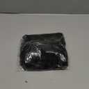 ENTRANCED STYLES Black Wig for Women Short Wavy Curly Bob Wigs with Bangs 14 Inch Medium Length Synthetic Chic Hair for Daily Party Wear