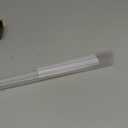 Shower Door Bottom Seal Strip, 2PCS Seal Strip, Ultra Clear PVC, 36" Length, Fits 6mm Thick Glass, Prevents Leaks, Easy Installation, No Adhesive Required (Ultra Clear, 36in for 1/4"(6mm) Door)