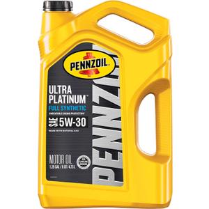Pennzoil Ultra Platinum Full Synthetic 5W-30 Motor Oil, 5 Quart
