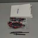 (Assembly Completed) T13 3D Action Figure Set, Dummy Robo Titan 13 Action Figures,3D Printed Multi-Jointed Toy (Black Red + Dog)