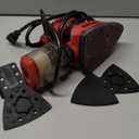 SKIL Corded Multi-Function Detail Sander with Micro-Filter Dust Box 3 Additional Attachments & 12pc Sanding Sheet- SR232301