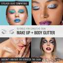 Chunky Holographic Body Glitter I 6 Colors for Face Glitter Makeup, Hair, Eye & Fine Glitter Eyeshadow - Perfect for Halloween, Slime, Resin, Tumblers, Craft, Cosmetic & Nail Art