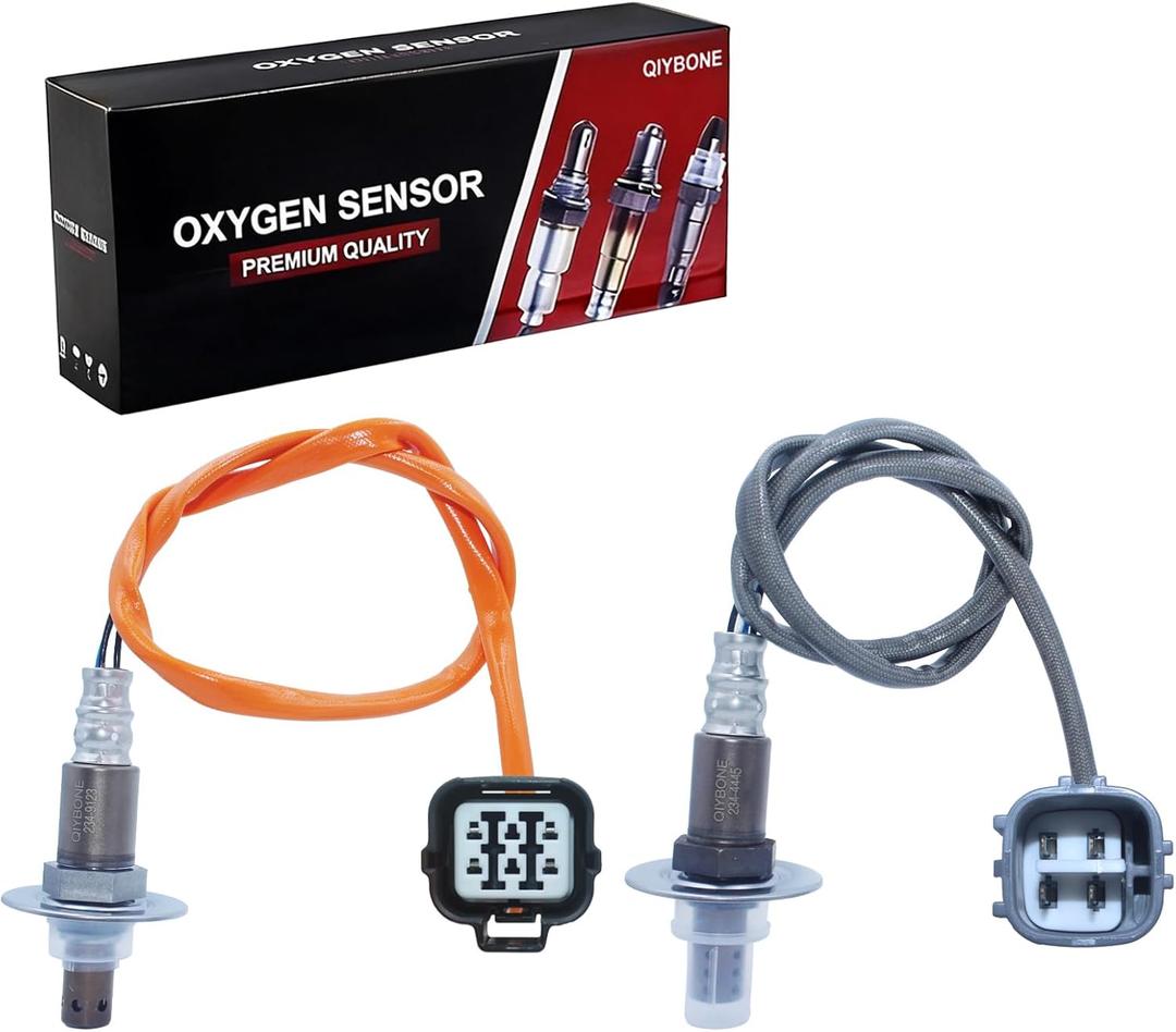Oxygen O2 Sensor Upstream and Downstream 234-9123 234-4445 for Subaru Forester Impreza Legacy Outback 2006 2007 2008 2009 2010 2011 2012 Saab 9-2X 2.5L H4 Replace 22641-AA36A 22690-AA810 2PCS
