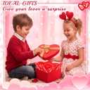 Skylety 60 Pack Valentines Day Gifts for Kids, Valentines Red Pop Tubes Sensory Fidget Toys for Preschool School Classroom Exchange Valentine's Day Party Favors Goodie Bags Boys Girls