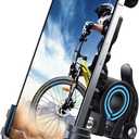 Lamicall Bike Phone Holder, Motorcycle Phone Mount - Motorcycle Handlebar Cell Phone Clamp, Scooter Phone Clip for iPhone 14 Plus/Pro Max, 13 Pro Max, S9, S10 and More 4.7" - 6.8" Smartphones, Blue