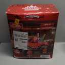 8 FT Long Santa in Monster Truck Christmas Inflatables Outdoor Decorations, Christmas Blow Up Santa Claus Yard Decorations for Garden Lawn Xmas Decor