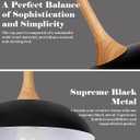 Black Pendant Lights Kitchen Island,2 Pack Modern Pendant Light with Wood Cap, 13.8 inch Dome Pendant Light for Kitchen, Dining Room, Living Room