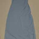 Floerns Women's Solid Strapless Sleeveless Bandeau Tube Top Bodycon Maxi Dress S