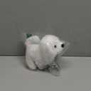 Hopearl Walking Dog Bichon Interactive Electronic Pet Plush Toy Puppy Woof and Moving Animated Nodding Head Gifts for Toddlers Birthday, White, 7''