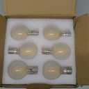 E12 G16 LED Globe Light Bulbs, Small Golf-Ball Size Round Bulb, 4W (40W Equivalent) 400 Lumens, 2700K Soft White, Dimmable, Frosted Glass, for Candelabra, Pendant, Sconce, Lamp, 10-Pack
