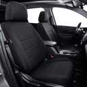 Equinox Seat Covers Custom Fit for 2025 2026 Chevrolet Equinox LT,RS,Activ (Not for EV),Full Coverage,Airbag Compatible Polyester Car Seat Protector(Full Set,Black)