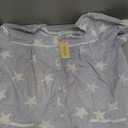Ekouaer Nightgowns for Women Cotton House Dress with Pockets Button Down Night Gown Short Sleeve Duster Housecoat XL