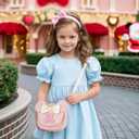 3 x Toddler Purse Gifts for Girls, Little Girl Purse Kids Wallet Crossbody Bag, Birthday Gifts for 3 4 5 6 7 8 Year Old Girl (S, Pink)