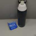 Brita Stainless Steel Premium Filtering Water Bottle, BPA-Free, Reusable, Insulated, Replaces 300 Plastic Water Bottles, Filter Lasts 2 Months or 40 Gallons, Includes 1 Filter, Carbon - 20 oz