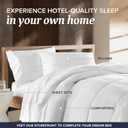 Beckham Hotel Collection Euro Size Throw Pillows (Set of 2), 26 x 26 Down Alternative Pillow Insert for Bed, Couch, and Sofa