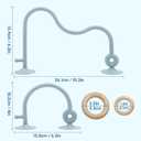 Montessori Educational Toys For Infant Toddlers, High Chair Toys With Suction Cups For Toddlers 0-6 M+ Food Grade Silicone Teething toy For Toddler 6M+, Parent-Child Baby Toy Set 12 18 M+ (Dusty Blue)