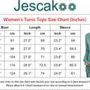 Jescakoo Tunic Tops For Leggings For Women Twist Front Long Sleeve Crew Neck Shirts (XXL)