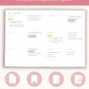 Lamare Academic Planner 2026-2027 Undated Weekly College Student Planner for Homeschool, High School, College & Nursing Students