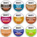 Maud's Decaf Coffee Pods Variety Pack, 80 ct, 9 Assorted Roasts & Flavors, Decaffeinated Medium Roast Coffee in Single Serve Pods - 100% Arabica Coffee, Compatible with Keurig K Cups Maker (EXP 06/16/28)