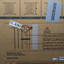 Cumbor 2 Pack 29.7-40.6" Baby Gate for Stairs, Mom's Choice Awards Winner-Auto Close Dog Gate for doorways, Pressure Mounted Pet Gates Indoor, Easy Walk Thru Wide Safety Child Gate for Dog, Black