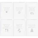 LUXAVELLA 12 PACK Wedding Vendor Thank You Cads, Card for Photographer, Card For DJ, Cake, Hair Stylist, Wedding Party Thank You