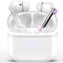 Ai Translation Earbuds Real Time with Audio and Video Calls, 3-in-1 Translator Earbuds with 6 Translation Modes/164 Languages/No Subscription Required, 48H Headphones Translator, Bright White