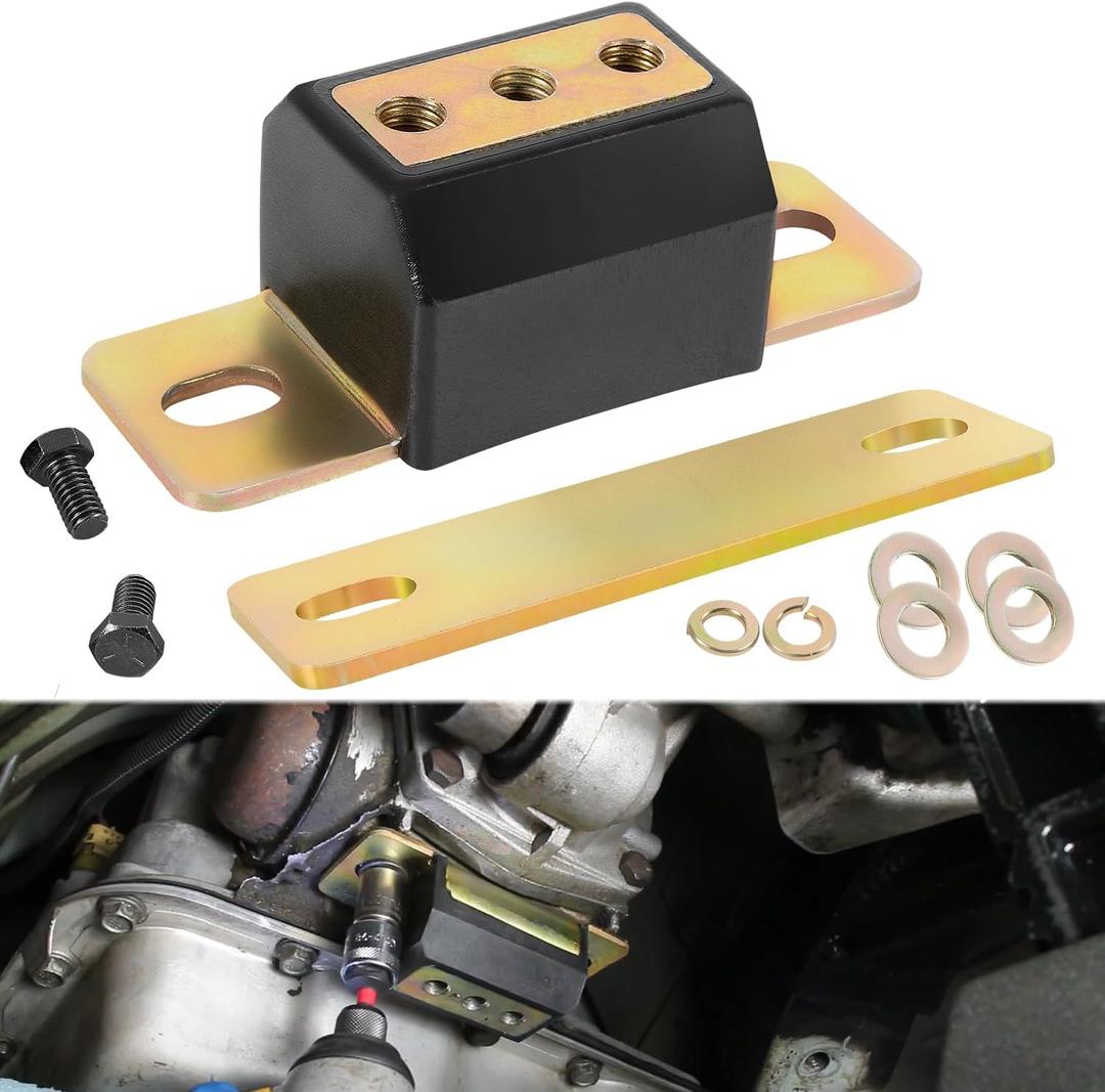 3.1108G General Transmission Mount Performance Polyurethane Mounts Bracket Set Fit for GM Cars and Trucks TH350, TH400, 700R4, and for Chevy Turbo Most Transmissions