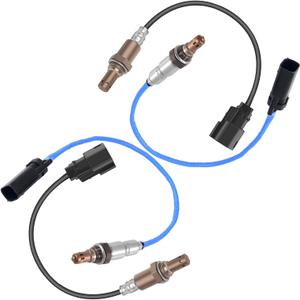 4PCS O2 Sensor - Compatible with 2011-2014 Ford F150 3.7L,Explorer,Mustang,Escape,3.0L for Lincoln MKZ,MKS,MKT,3.7L,for Mercury Milan,Mariner Upstream & Downstream Replace#234-5038,234-4490