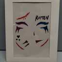 Harley Quinn Face Stickers by Mercy London Fancy Dress Costume Accessories Face Gems Jewels All in One Halloween Stick On Sticker