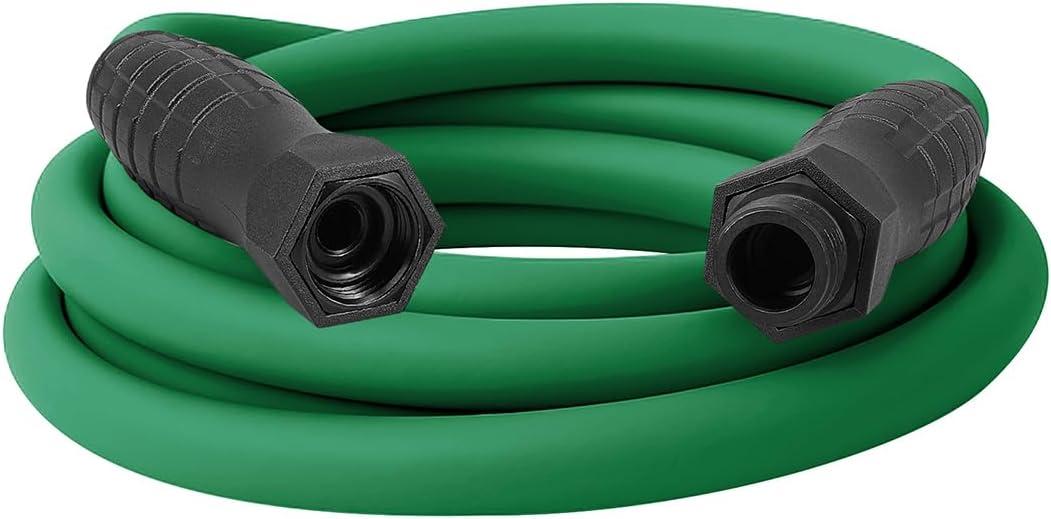 Flexzilla Colors SwivelGrip Garden Hose 5/8 in. x 10 ft., Lightweight All-Weather Water Hose, Durable and Flexible, Leak-Free Connections, Forest Green