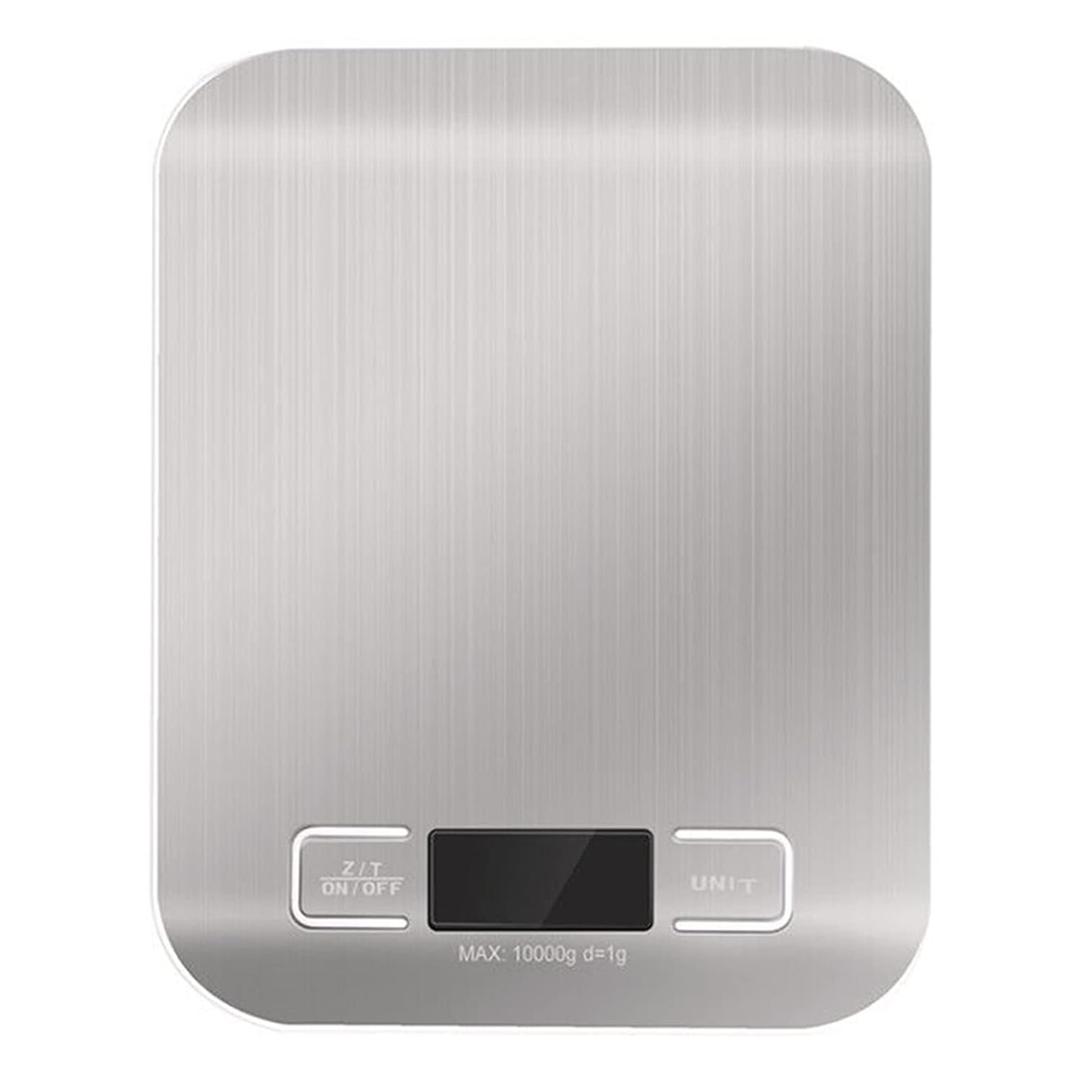 FLEXMAN Food Scale, Digital Kitchen Scale, 1G Accuracy LCD Display Waterproof Stainless Steel Cooking Scale for Baking, Electronic Bench Scale for Auxiliary Food