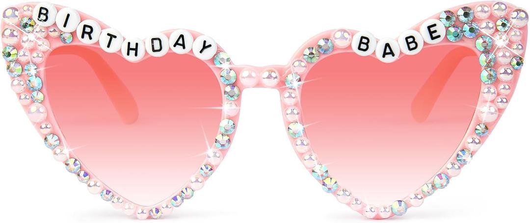 YOGFIT Birthday Glasses for Women, Birthday Party Gifts Accessories 'Birthday Queen' Birthday Sunglasses for Happy Birthday