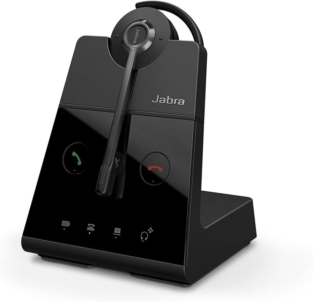 Jabra Engage 65 SE (Second Edition) Wireless Headset, Convertible  Telephone Headset with Industry-Leading Wireless Performance, Advanced Noise-Cancelling Microphone, All Day Battery Life - Black