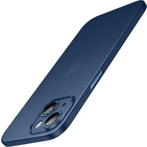 JETech Ultra Slim Case for iPhone 13, 6.1-Inch, Camera Lens Cover Full Protection, Lightweight, Matte Finish PP Hard Minimalist Case, Support Wireless Charging (Blue)