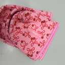 3 Pack Reusable Sleeve for Iced Coffee Cup, Coffee Neoprene Sleeve for Iced&Hot Drinks, Coffee Sleeve Compatible with Starbucks, Dunkin Coffee Cup. (Cherry&Bow)