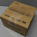 Grow Forward 16-piece Premium Wheat Straw Dinnerware Sets for 4 - Unbreakable Dishwasher & Microwave Safe Plastic Plates and Bowls Sets - Patio, Outdoors, RV, Camping Dishes - Tropical