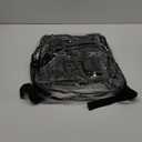 Vorspack Clear Backpack Heavy Duty PVC Transparent Backpack with Reinforced Strap Stitches & Large Capacity for College Workplace Security - Black