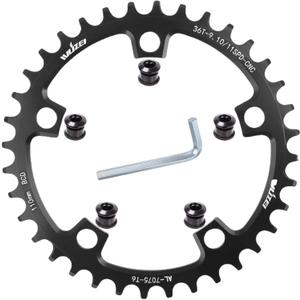 110/130 BCD Chainring 36/38/40/42/44/46/48/50/52/54/56/58/60T Round Narrow Wide Bicycle Chainring with 5 Screws for Road Bike Folding Bicycle