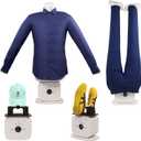 The Original Automatic Hot Air Garment Dryer & Iron  Hands-Free Wrinkle Remover for Shirts & Pants, Designed for Reliable Everyday Use. (white)