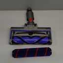 Upgraded 2 Brushes Vacuum Head Replacement for Dyson V7/V8/V10/V11/V15/SV10/SV11/SV12/SV14/SV15/SV22((Not for Slim) | Anti-Tangle Motorhead with LED Light | Quick-Release Cordless Vacuum Cleaner Head (Grey-1pc)