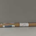 ChrisDowa Cordless Zebra Blinds for Windows, Dual Layer Free-Stop Light Filtering Window Roller Shades, Pull Down Privacy Zebra Shades for Home, Office, Bedroom, Door (48" W x 72" H, White)