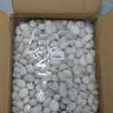 40 lbs Polished White River Rocks for Outdoor Landscaping, 1-2 Inch Decorative White Pebbles for Plants, Vase, Terrarium, White Stones for Planter, Garden Rocks and Yard Paver Rocks (Medium)