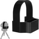 Extended Power Supply Holder Compatible with ZWO Seestar S50 | Cord Tangle-Free Portable Holder | Secure Attachment for Astronomical Observation | Durable Construction (Black)